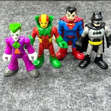 4x Imaginext DC Super Friends Mister Miracle Joker Batman Superman Figurki Prezent na sprzedaż  Wysyłka do Poland