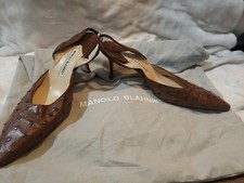 Manolo blahnik brown for sale  Lakeland