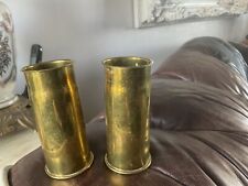 Pair brass artillery for sale  SPENNYMOOR