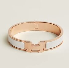 Nova pulseira Hermes Clic Clac branca (em branco) (tamanho GM) comprar usado  Enviando para Brazil