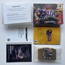 The Legend of Zelda Majora's Mask Nintendo 64 N64 Novo Na Caixa 100% Completo Dourado comprar usado The Legend of Zelda Majora's Mask Nintendo 64 N64 Novo Na Caixa 100% Completo Dourado comprar usado  Enviando para Brazil
