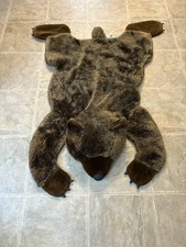 Tapete de urso marrom de pelúcia Chrisha brincalhão adereço, decoração de brincar sessão de fotos 48"x26" comprar usado  Enviando para Brazil