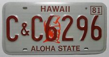 Usa nummernschild hawaii gebraucht kaufen  Bonn