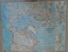 National Geographic Map of Top of the World (Nov, 1965) na sprzedaż  PL