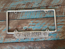 QUADRO DE LICENÇA VINTAGE PONTIAC METAL AM CONCESSIONÁRIA RALEIGH N CAROLINA ANOS 40 50 comprar usado  Enviando para Brazil