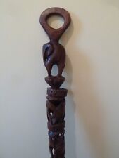 African carved walking for sale  THATCHAM