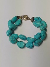 Bracciale argento doppio usato  Roma