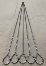 Usado, Espetos de kebab shish para churrasco 18" aço inoxidável conjunto de 6 comprar usado  Enviando para Brazil
