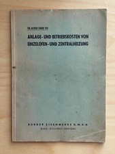 Anlage betriebskosten einzelof gebraucht kaufen  Deutschland