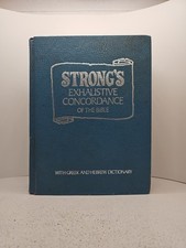 VINTAGE Strong's Exhaustive Concordance Of The Bible/Greek And Hebrew Dictionary, usado comprar usado VINTAGE Strong's Exhaustive Concordance Of The Bible/Greek And Hebrew Dictionary, usado comprar usado  Enviando para Brazil
