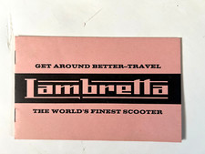 Lambretta concessionaires adve for sale  WESTON-SUPER-MARE
