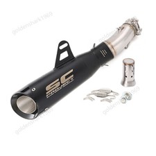 Ninja 500 2018-2025 para Kawasaki Z400 Ninja 400 pontas de escape tubo silenciador preto comprar usado  Enviando para Brazil