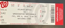 Washington nationals opening for sale  Lockport