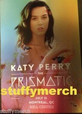 KATY PERRY RARO Prismatic Tour VIP Litografia Pôster Montreal Canadá Sorriso Raro comprar usado  Enviando para Brazil
