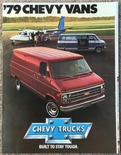 Folheto de vendas canadense Chevrolet Van para 1979 CUTAWAY Hi Cube Van SPORTVAN comprar usado  Enviando para Brazil