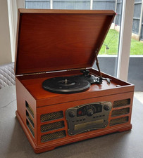 Vintage wooden record for sale  STEVENAGE