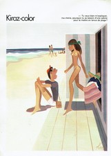 Publicité Advertising 0925 1982   Kiraz-Color   pas  besoin de cabine  plage comprar usado  Enviando para Brazil