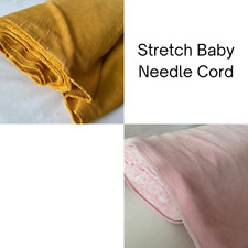 Stretch babycord needlecord for sale  LYNTON