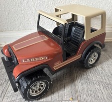 Vintage Tonka 1978 Jeep Renegade 4x4 EUA Aço Prensado com Parte Superior Dura Marrom Bom, usado comprar usado  Enviando para Brazil