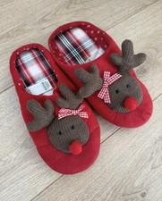 Reindeer slippers size for sale  READING