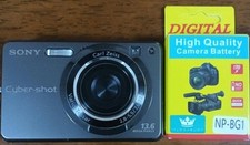 Câmera Digital Compacta Sony Cyber-shot 13.6MP Lente Carl Zeiss com Bateria, usado comprar usado  Enviando para Brazil