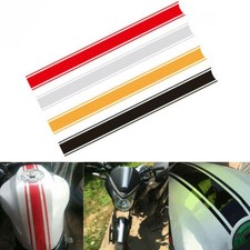 2 peças decalques de vinil adesivo de corrida listra capuz carenagem tanque motocicleta universal comprar usado  Enviando para Brazil