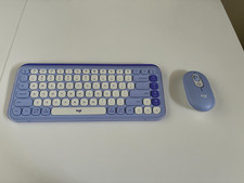Usado, Combo Logitech POP ICON, combo teclado e mouse Bluetooth - Lilás  comprar usado  Enviando para Brazil