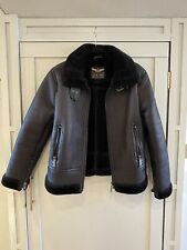 Womens black shearling for sale  HAMPTON