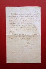 Autografo amintore fanfani usato  Italia