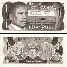 Botsuana 1 Pula 1983, UNC-, P-6 comprar usado  Enviando para Brazil
