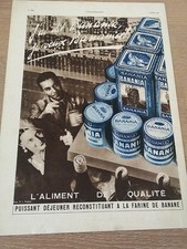 Publicité 1933 banania d'occasion  Bordeaux-