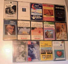 Musicassette vintage raccolta usato  Roma