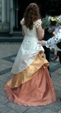 Brautkleid dreifarbig wildseid gebraucht kaufen  Velbert