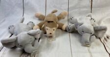 Lote 3 porta-chupetas AVENT Soothies chupeta aconchegante pelúcia elefante e macaco comprar usado  Enviando para Brazil