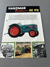 Riginal hanomag prospekt gebraucht kaufen  Rotenburg