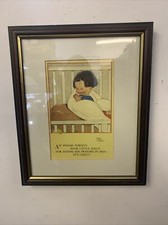 Vintage framed print for sale  ASHBY-DE-LA-ZOUCH