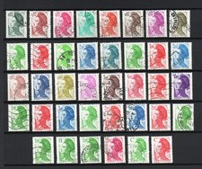 Lot timbres oblitérés d'occasion  Jarnac
