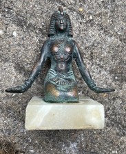 Vintage bronzed egyptian for sale  ST. NEOTS