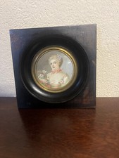 Miniature ivoire portrait d'occasion  Libourne