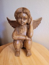 Großer geschnitzter holzengel gebraucht kaufen  Leipzig