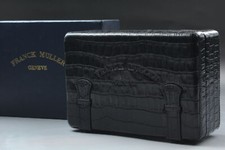 Caixa de relógio Franck Muller conjunto com caixa externa - estojo padrão croco preto  comprar usado  Enviando para Brazil