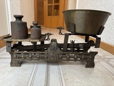 Antike tellerwaage incl gebraucht kaufen  Karlsruhe