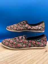 Tênis esportivo feminino Keds novato tamanho 8.5/UE39.5 multicolorido floral leopardo comprar usado  Enviando para Brazil