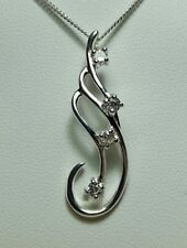 Silver cubic zirconia for sale  LONDON