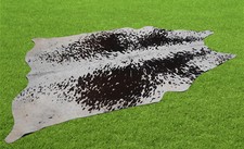Tapete de couro de vaca 100% genuíno tapete de área couro 30,67 pés quadrados (69"x64") A-727 comprar usado  Enviando para Brazil
