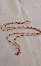 Collana crochet artigianale usato  Trevenzuolo