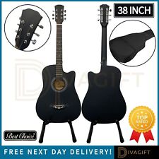 Black acoustic guitar for sale  AYLESBURY