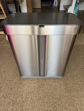 Simplehuman stainless steel for sale  PURFLEET-ON-THAMES
