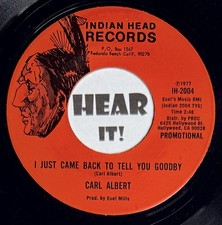 Obscure CA Country Bopper Banjo 45 CARL ALBERT I Just Came Back INDIAN HEAD hear comprar usado  Enviando para Brazil
