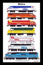 Metra heritage locomotives for sale  Davis